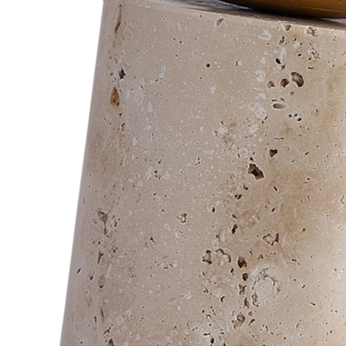 Norinise lámpara de mesa de travertino beige