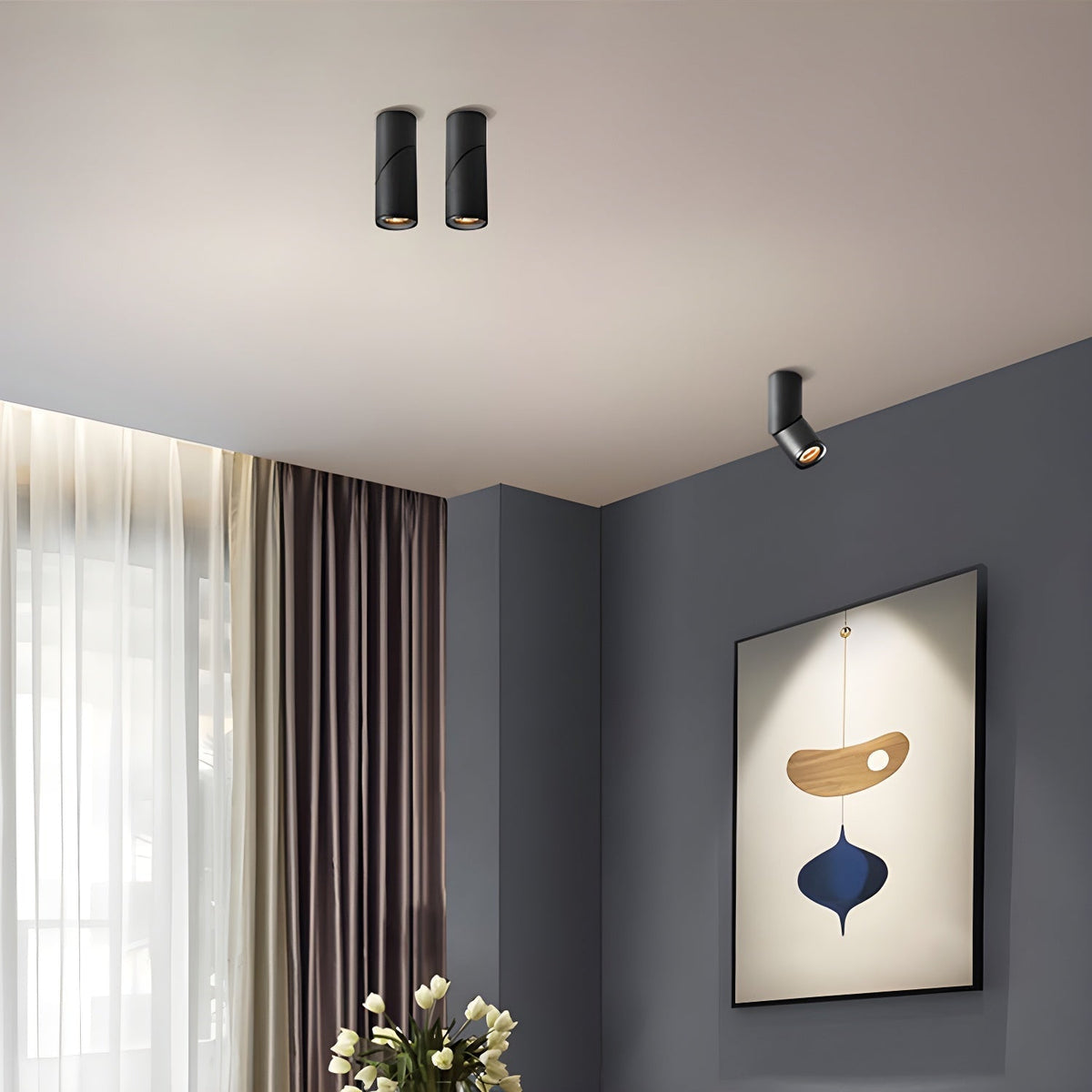 Ivinir lámpara de techo moderna y minimalista