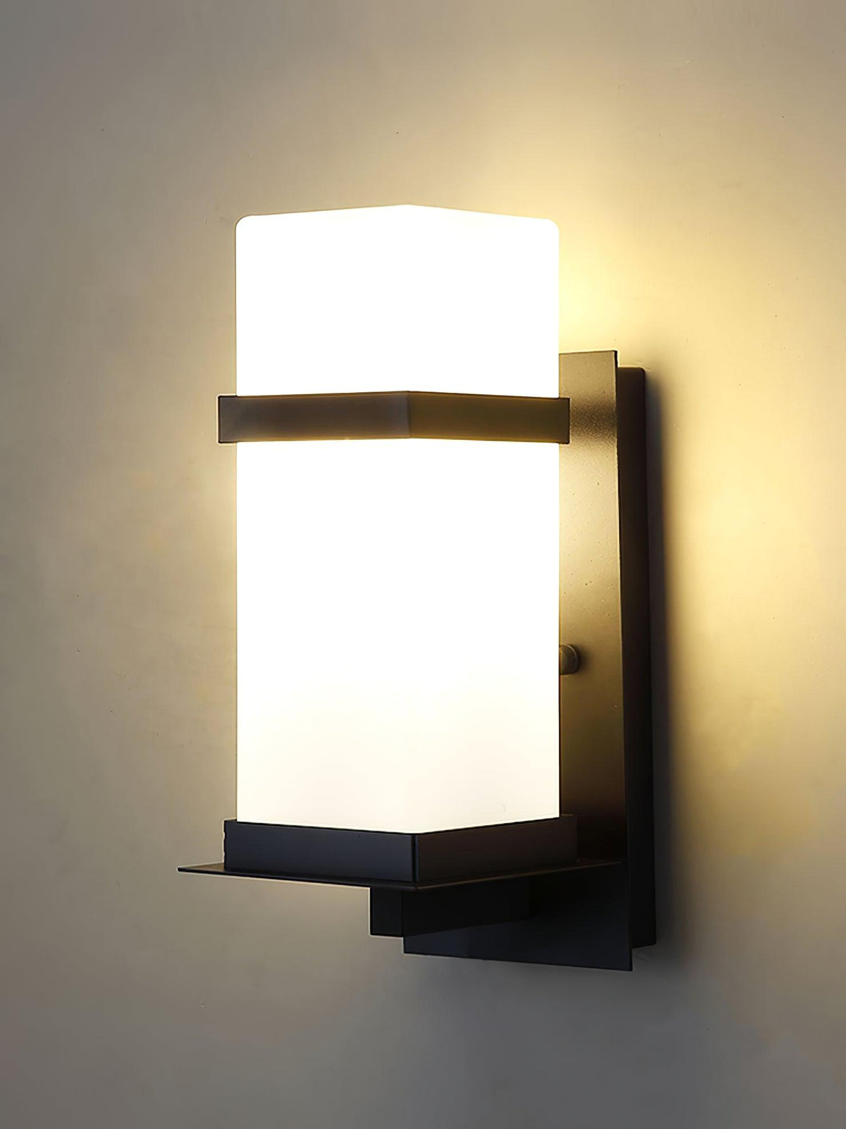 Dula aplique de pared de vidrio nórdico para exteriores