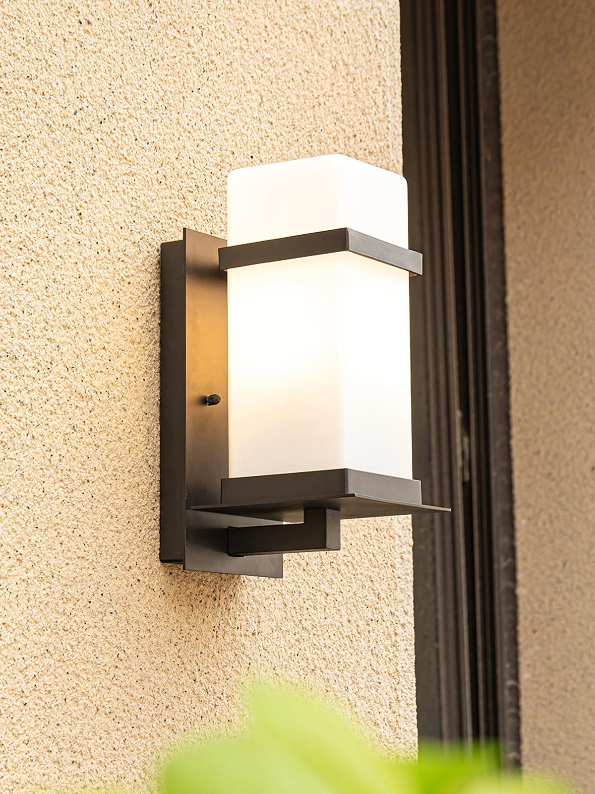 Dula aplique de pared de vidrio nórdico para exteriores