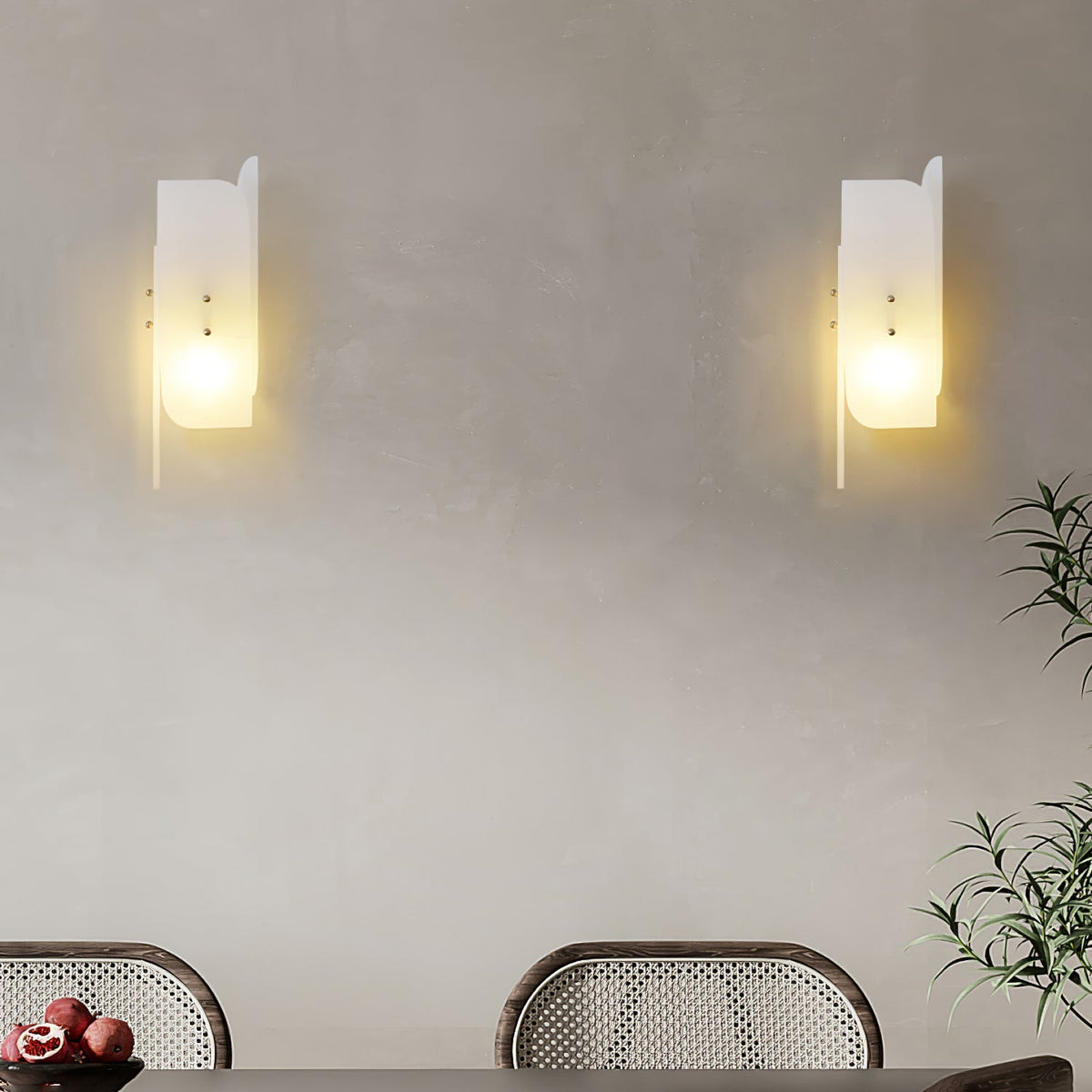 Eiroette aplique de pared alabastro