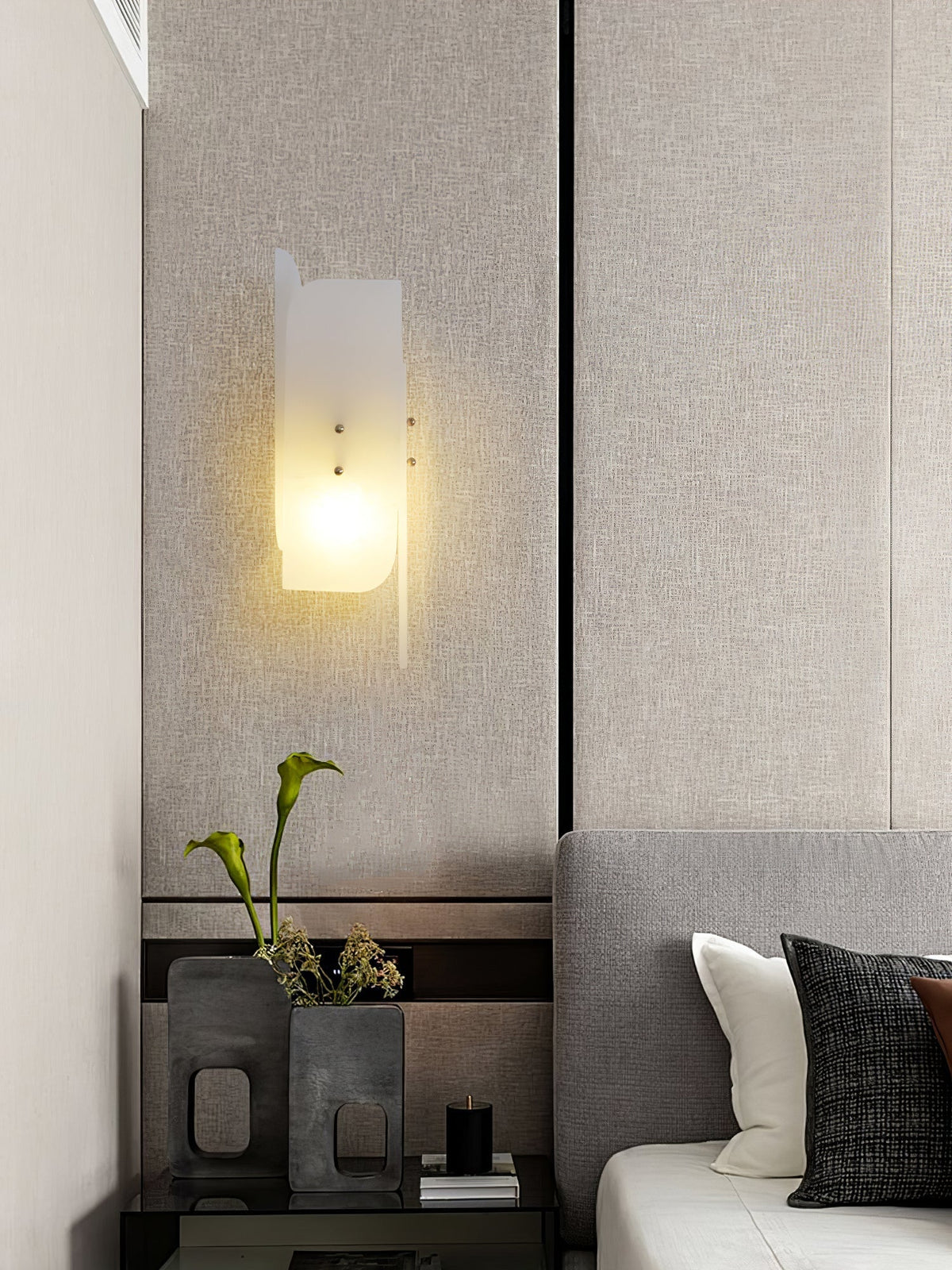 Eiroette aplique de pared alabastro