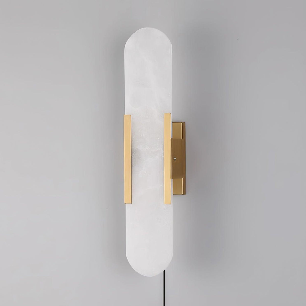 Bano aplique de pared alabastro con enchufe