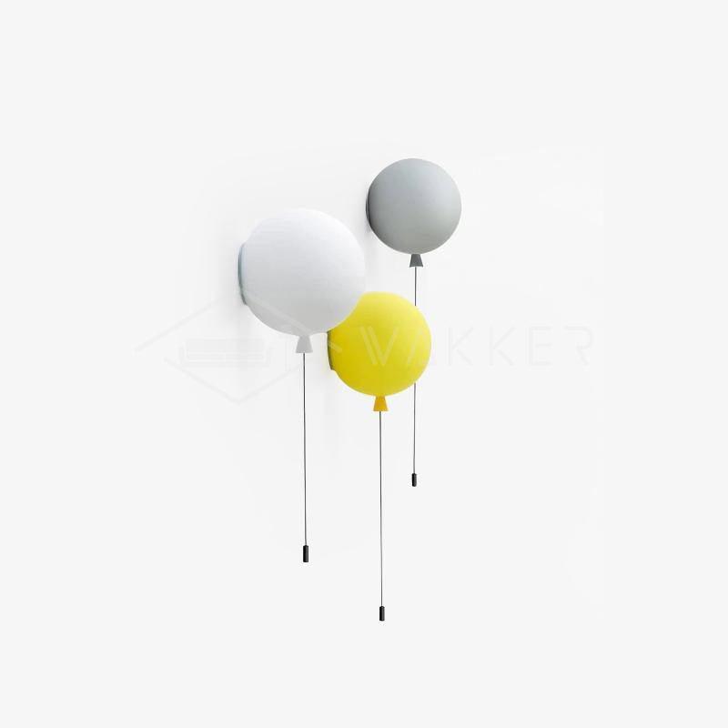 Kiri aplique de pared Cheerful Balloon Dream de plástico