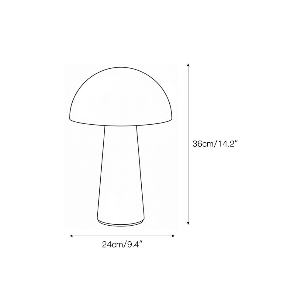 Virauella lámpara de mesa