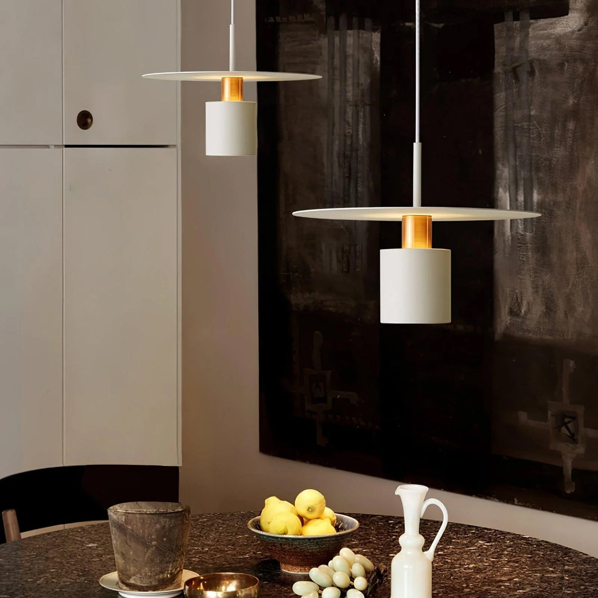 Erixy lámpara colgante cilindro disco industrial