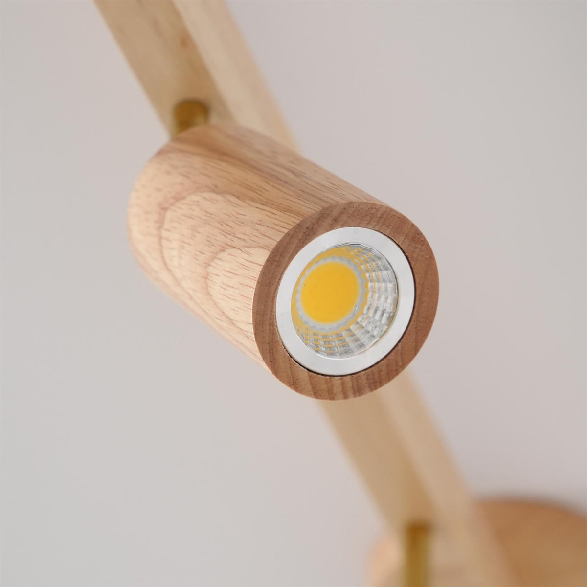 Aim Foco de Iluminación de Riel de Madera Clásica