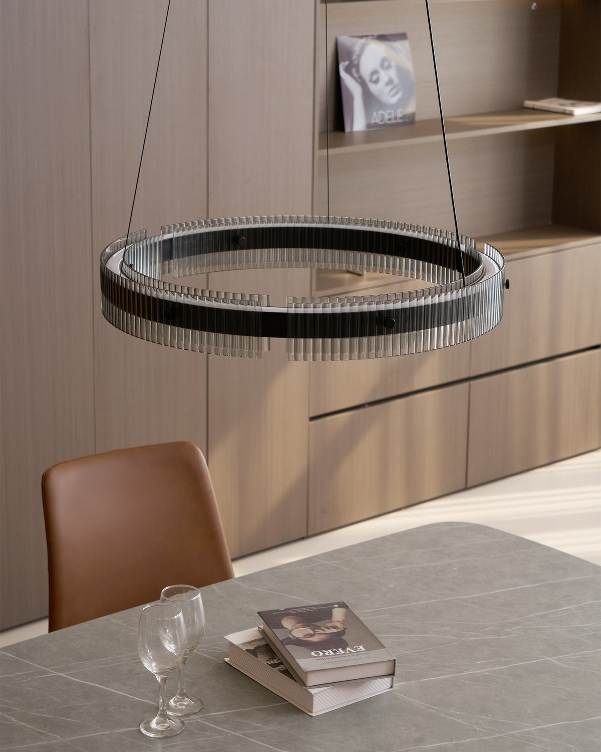 Veliviel lámpara de araña minimalista LED