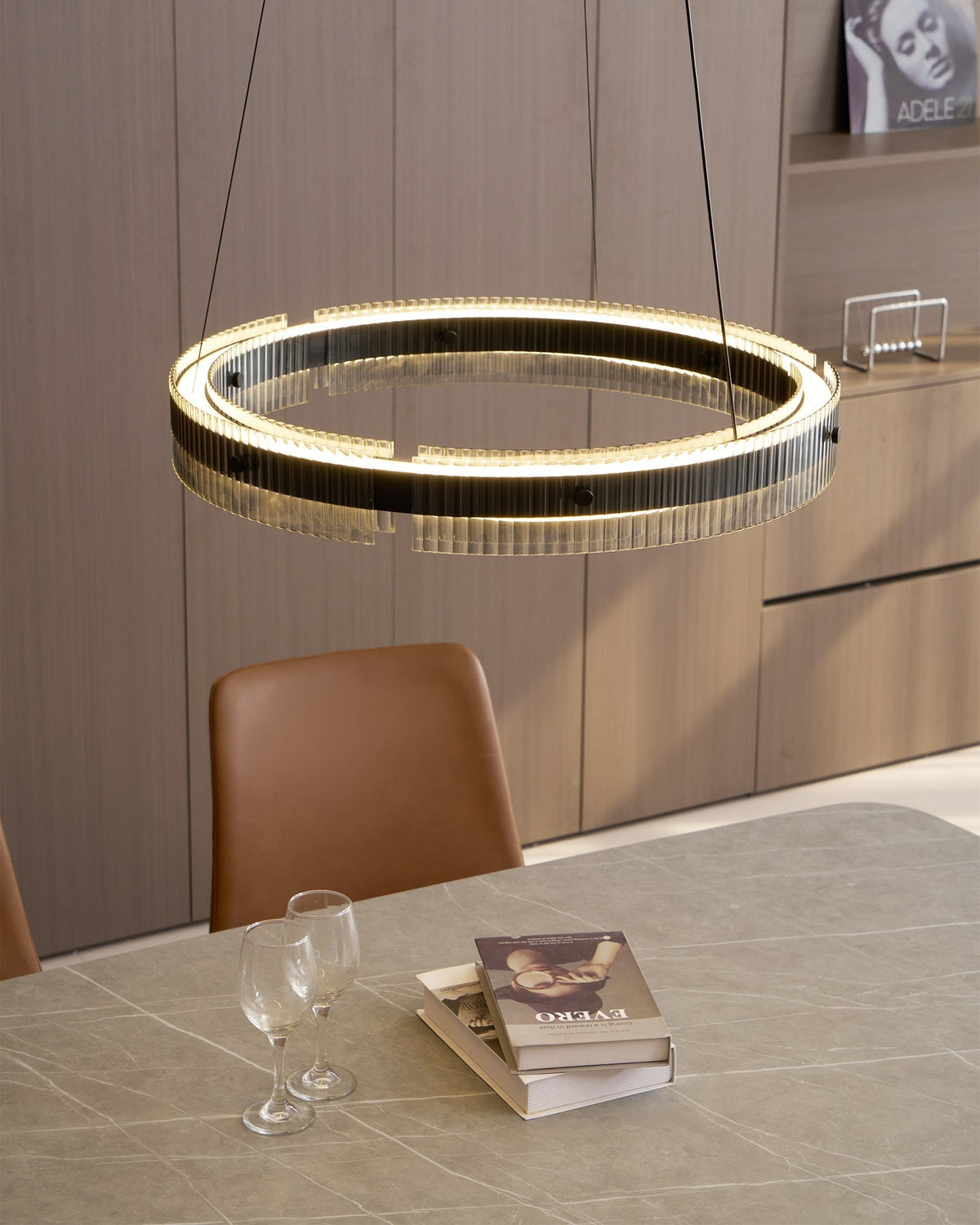 Veliviel lámpara de araña minimalista LED