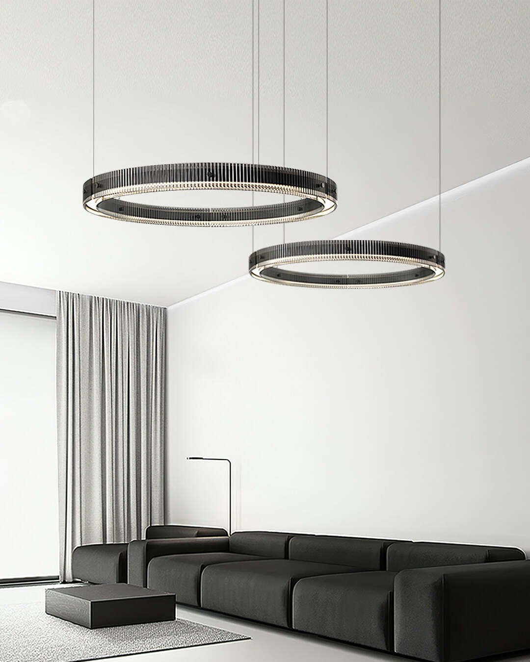 Veliviel lámpara de araña minimalista LED