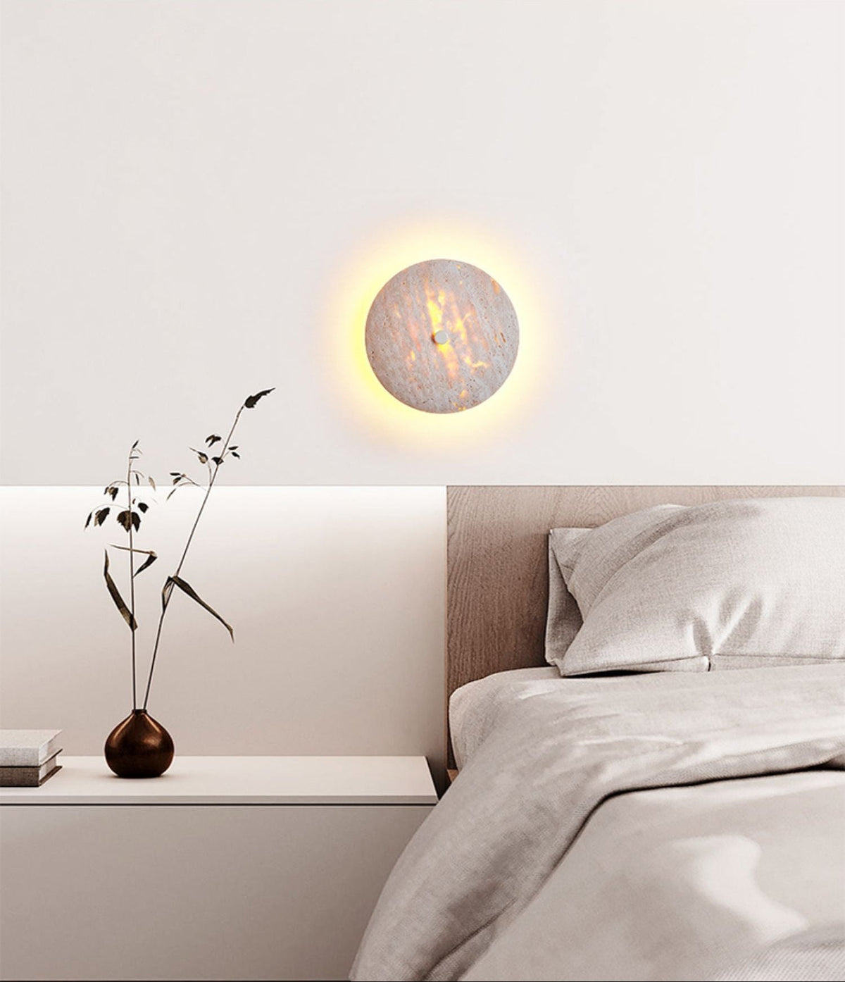 Serineria aplique de pared travertino beige