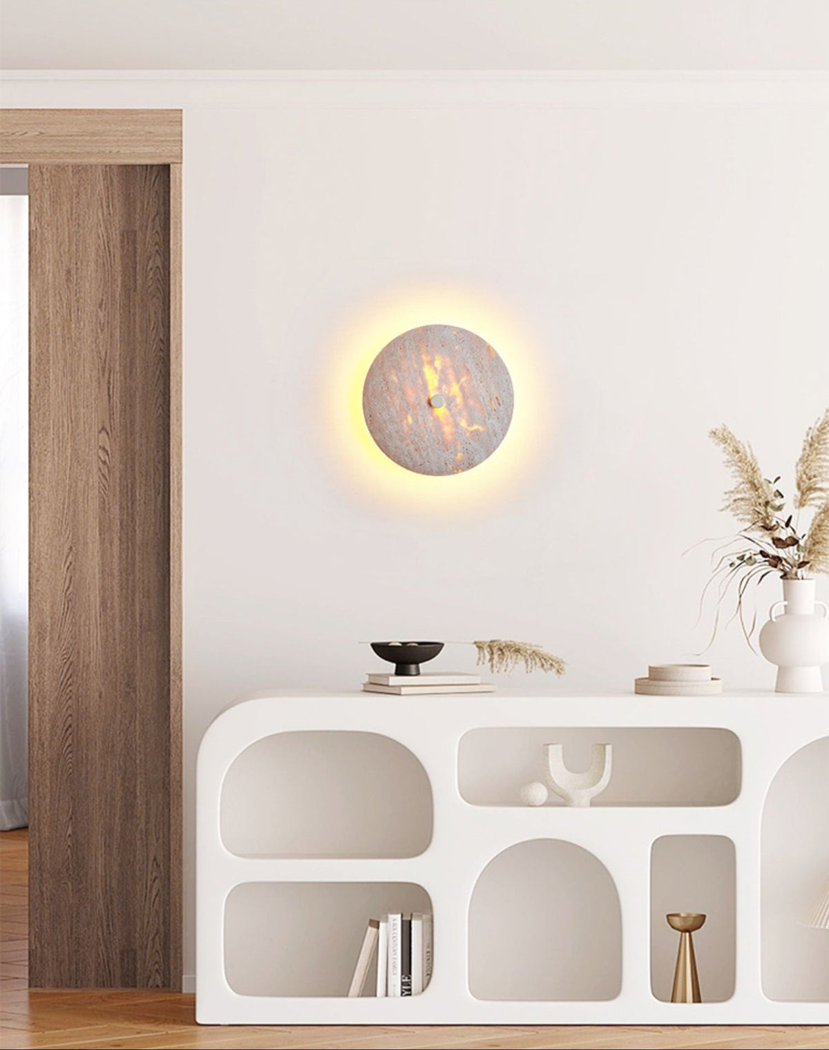 Serineria aplique de pared travertino beige