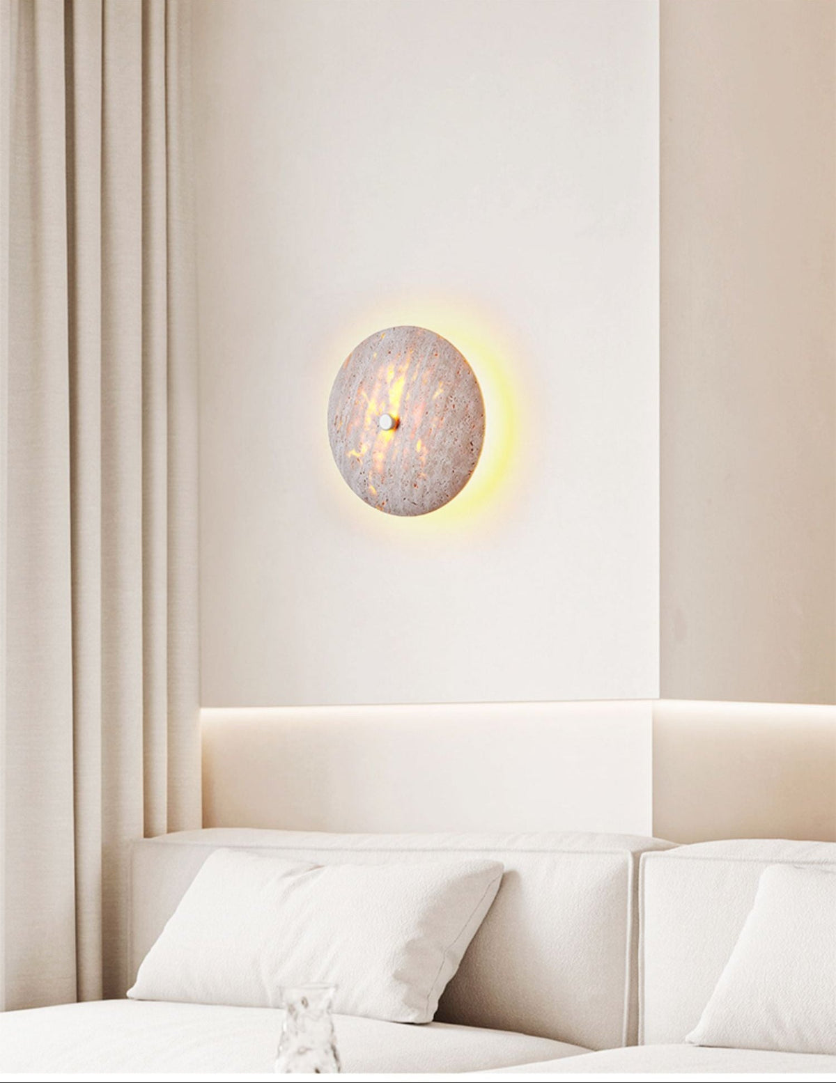 Serineria aplique de pared travertino beige
