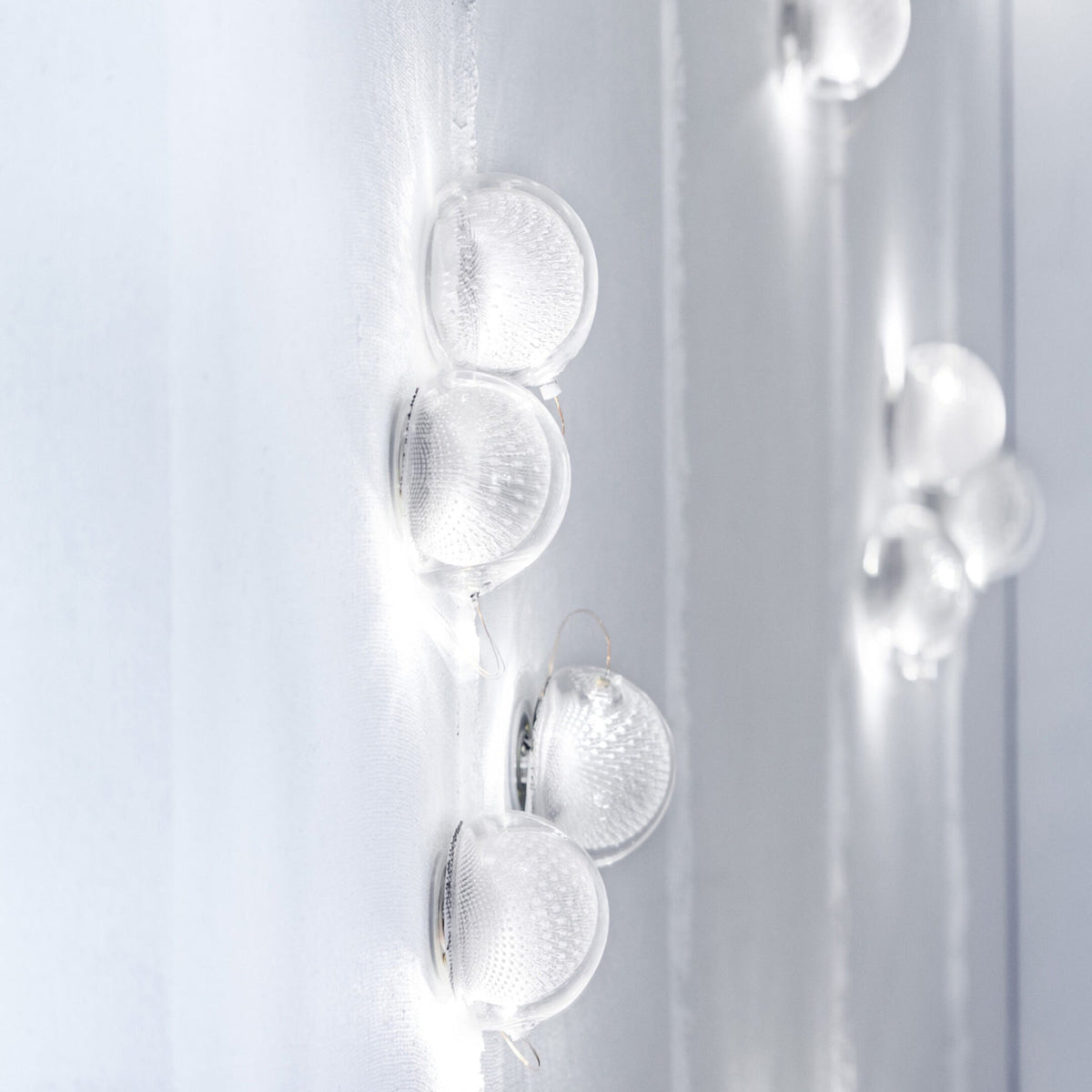 Sostor aplique de pared Premium nórdico de arte en vidrio y metal
