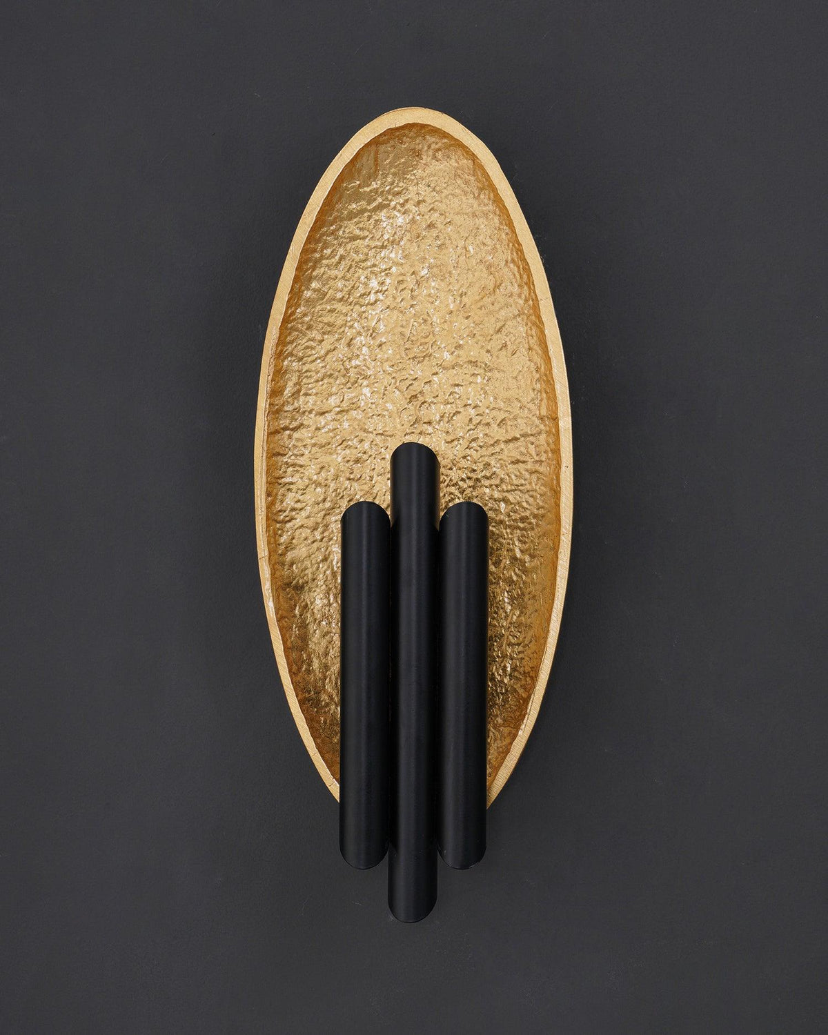 Aurerielle aplique de pared dorado negro minimalista