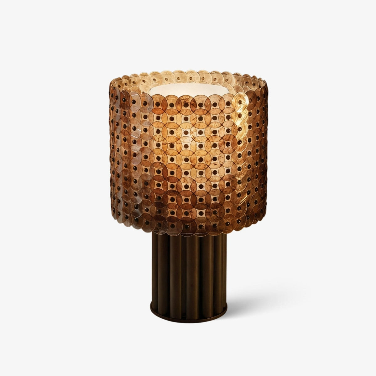 Calaliella lámpara de mesa Disc Lattice
