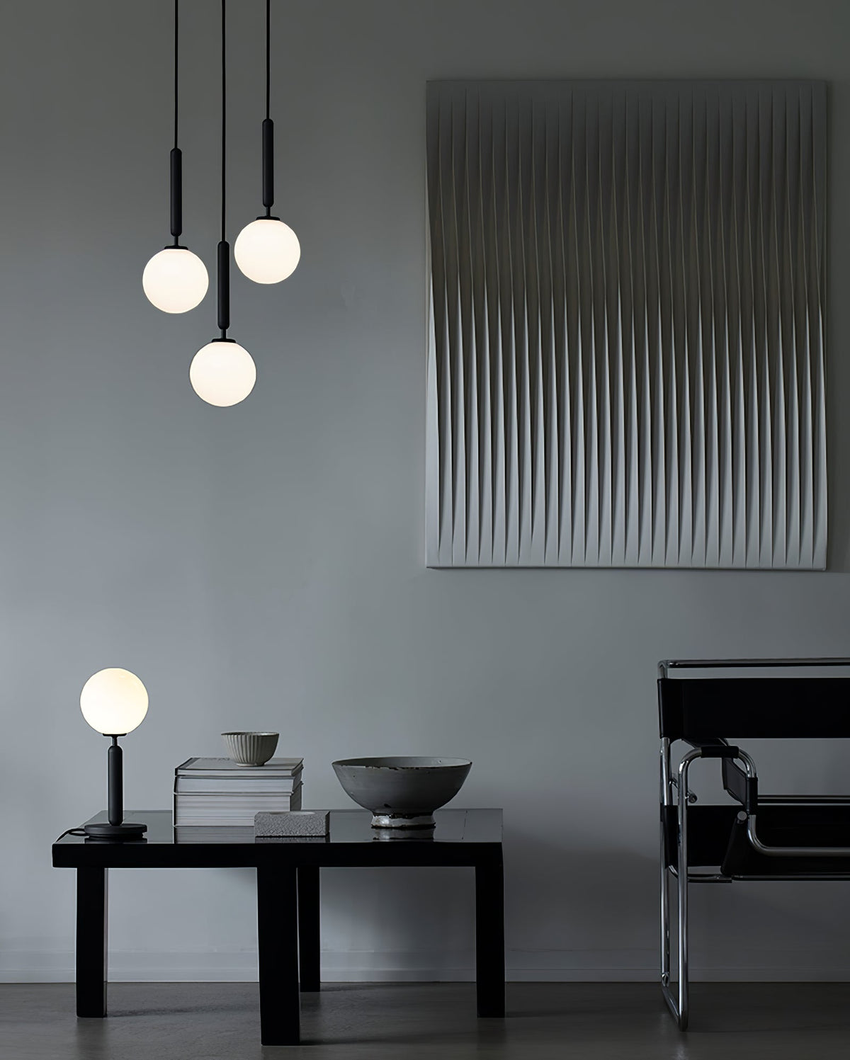 Azorila lámpara colgante moderna minimalista de latón y vidrio