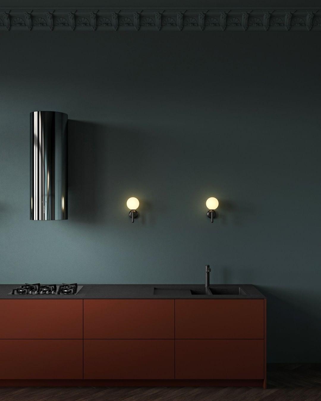 Culorara aplique de pared moderno minimalista de latón