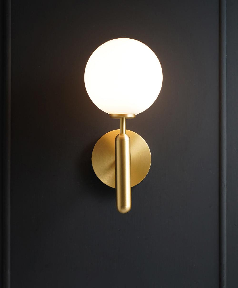 Culorara aplique de pared moderno minimalista de latón