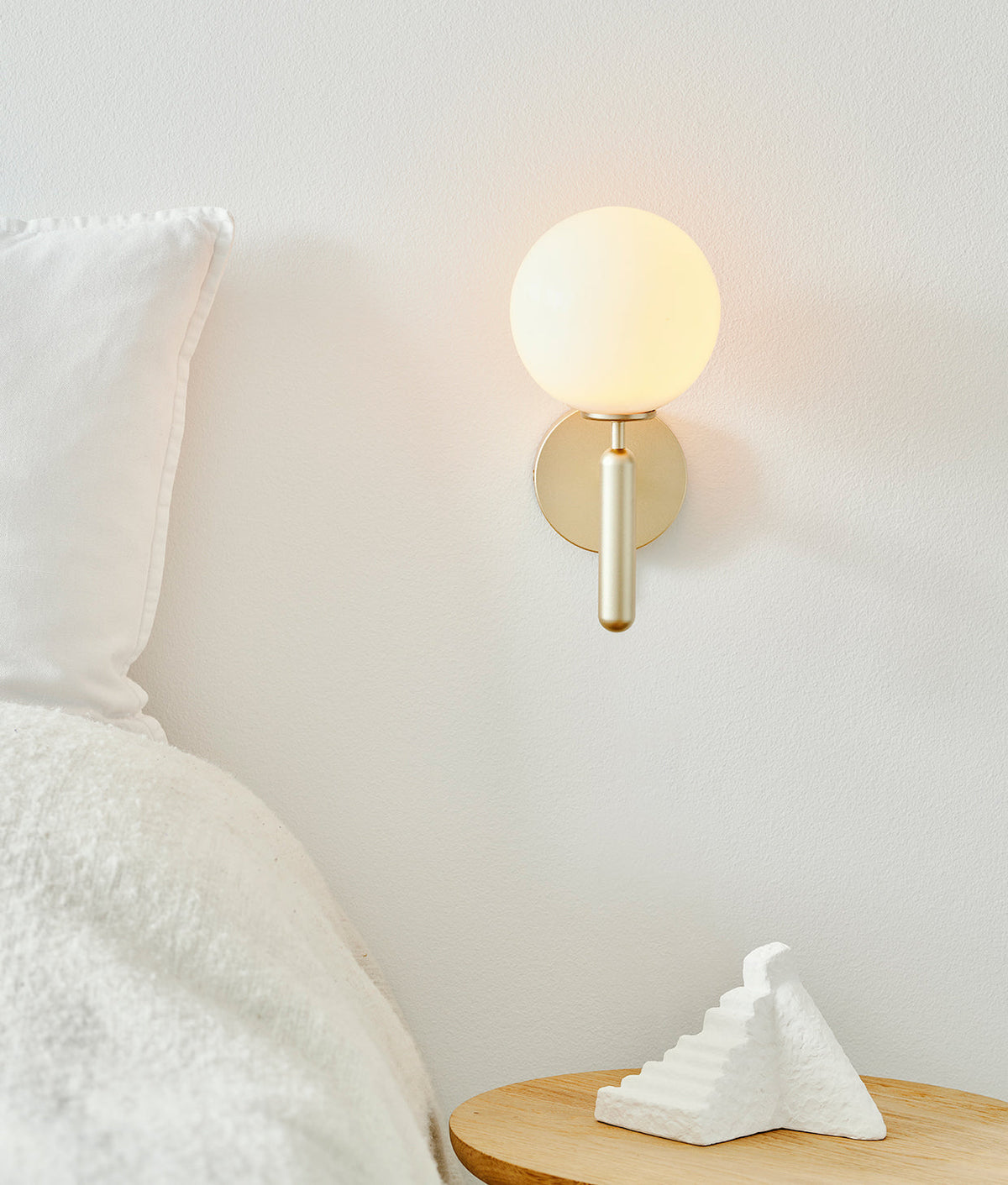 Culorara aplique de pared moderno minimalista de latón