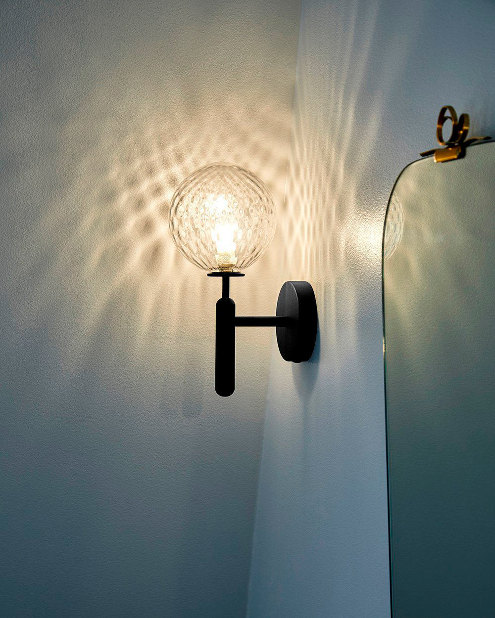 Culorara aplique de pared moderno minimalista de latón