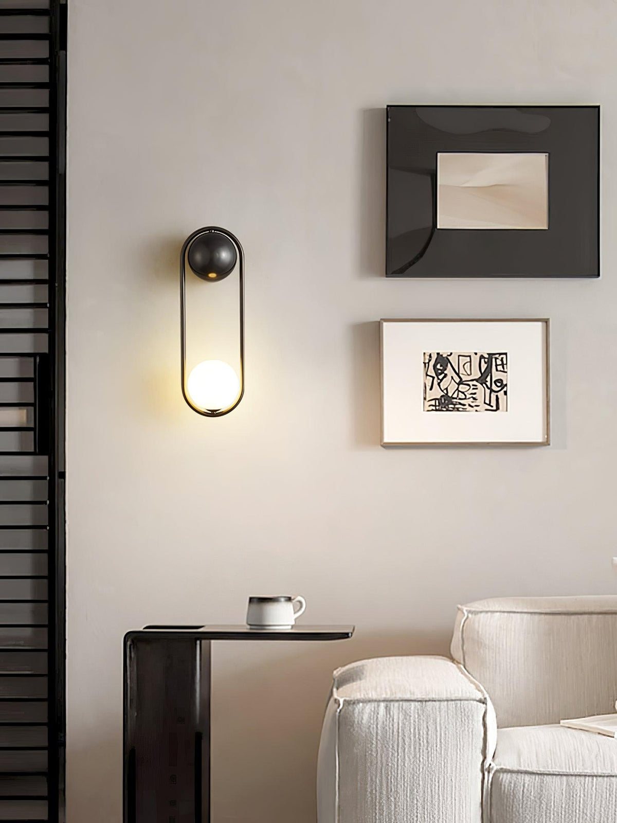 Solarine Radiain aplique de pared minimalista en latón