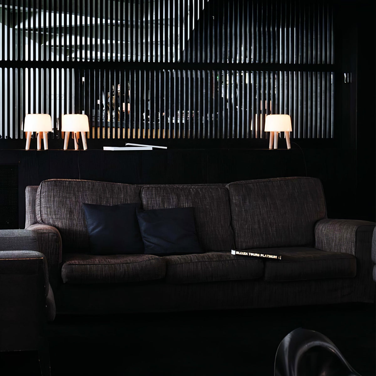 GlowPod lámpara de mesa de madera