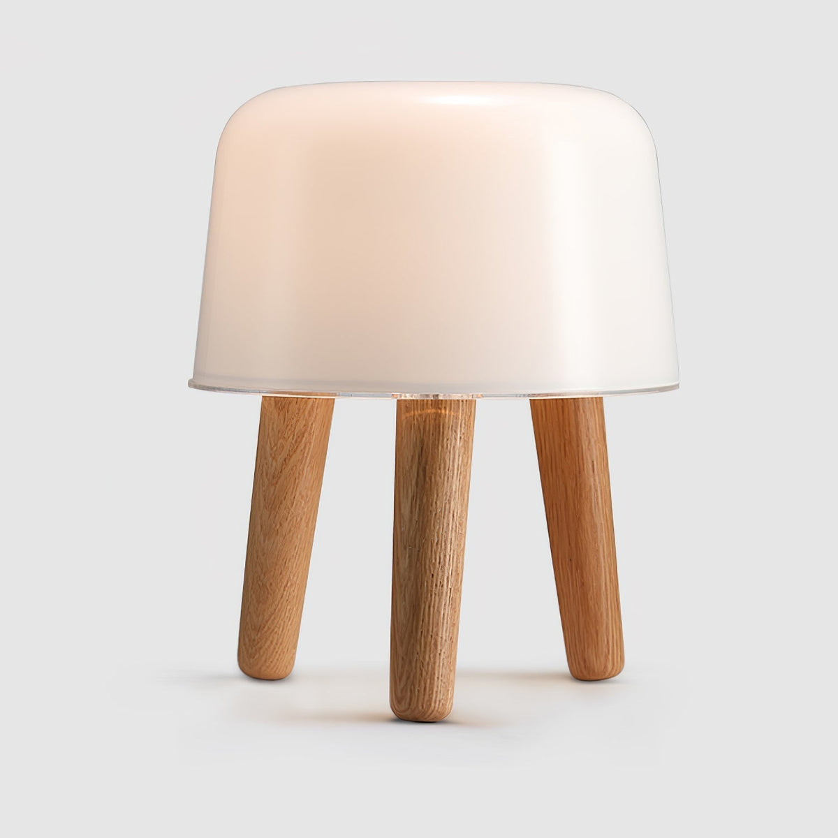 GlowPod lámpara de mesa de madera