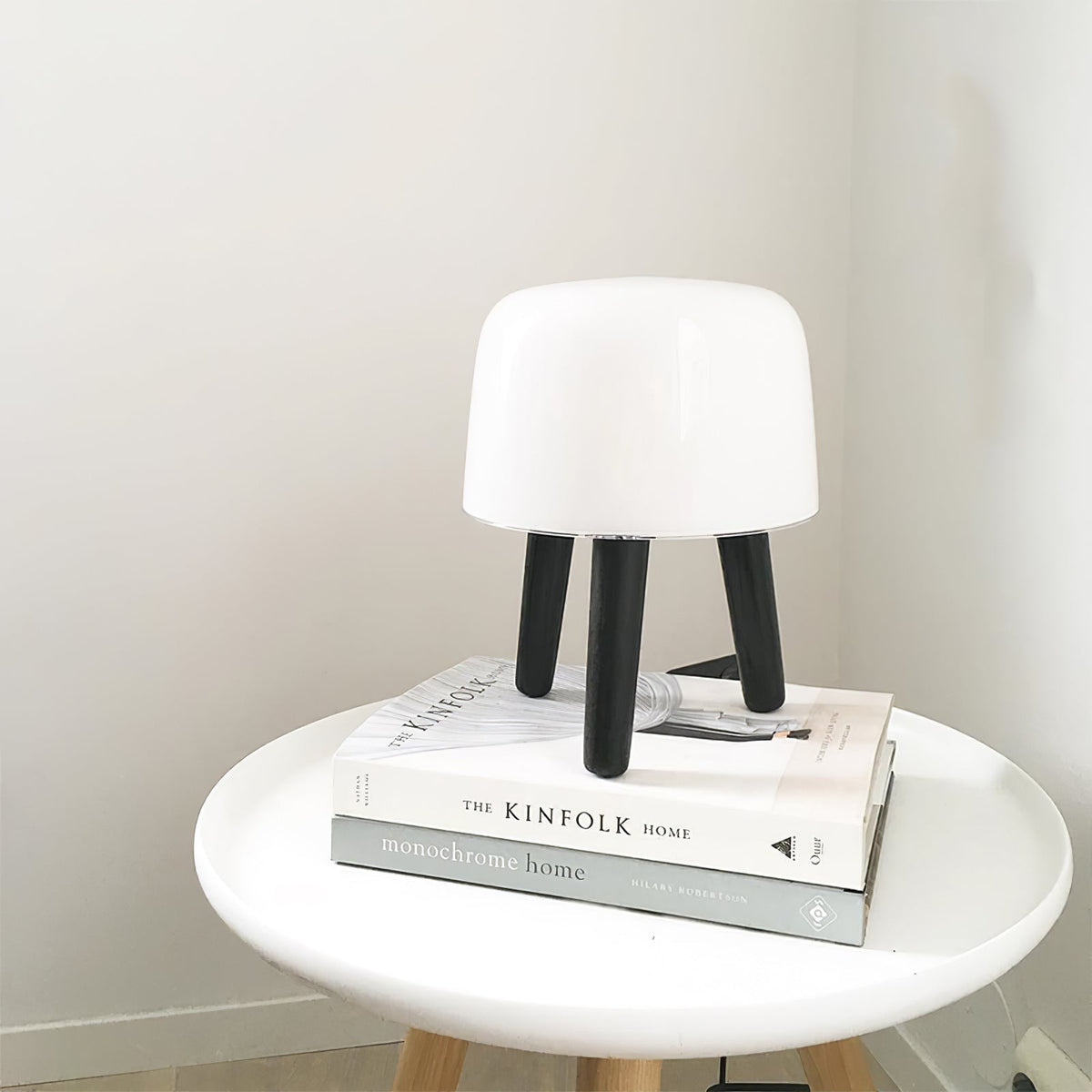 GlowPod lámpara de mesa de madera