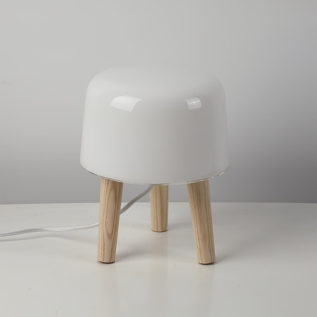 GlowPod lámpara de mesa de madera