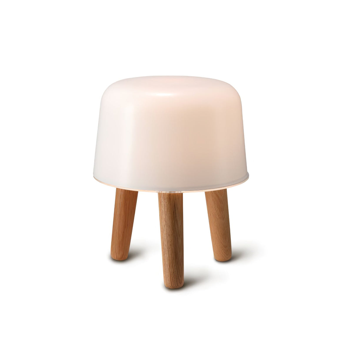 GlowPod lámpara de mesa de madera