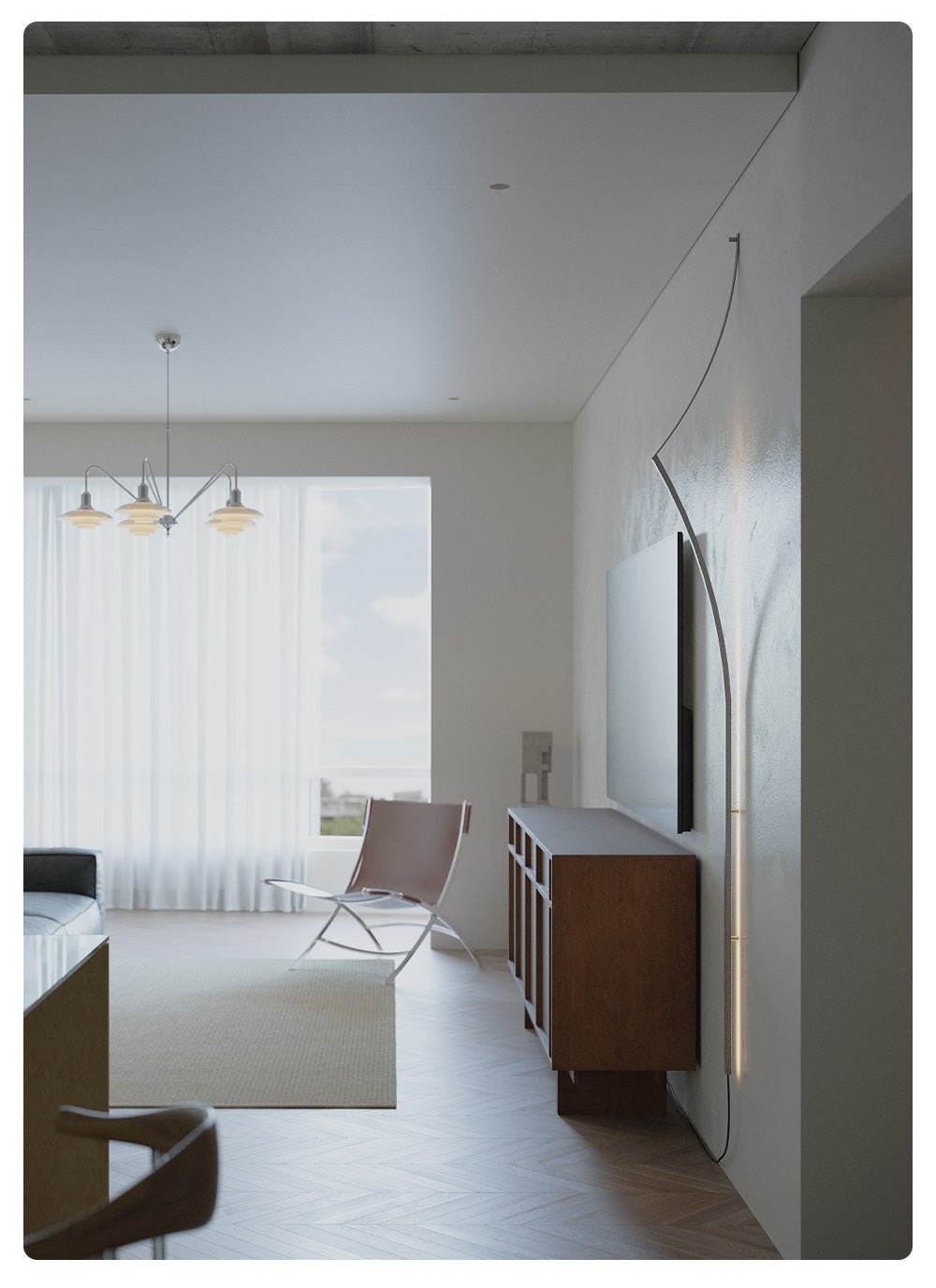 Rivenaine aplique de pared LED