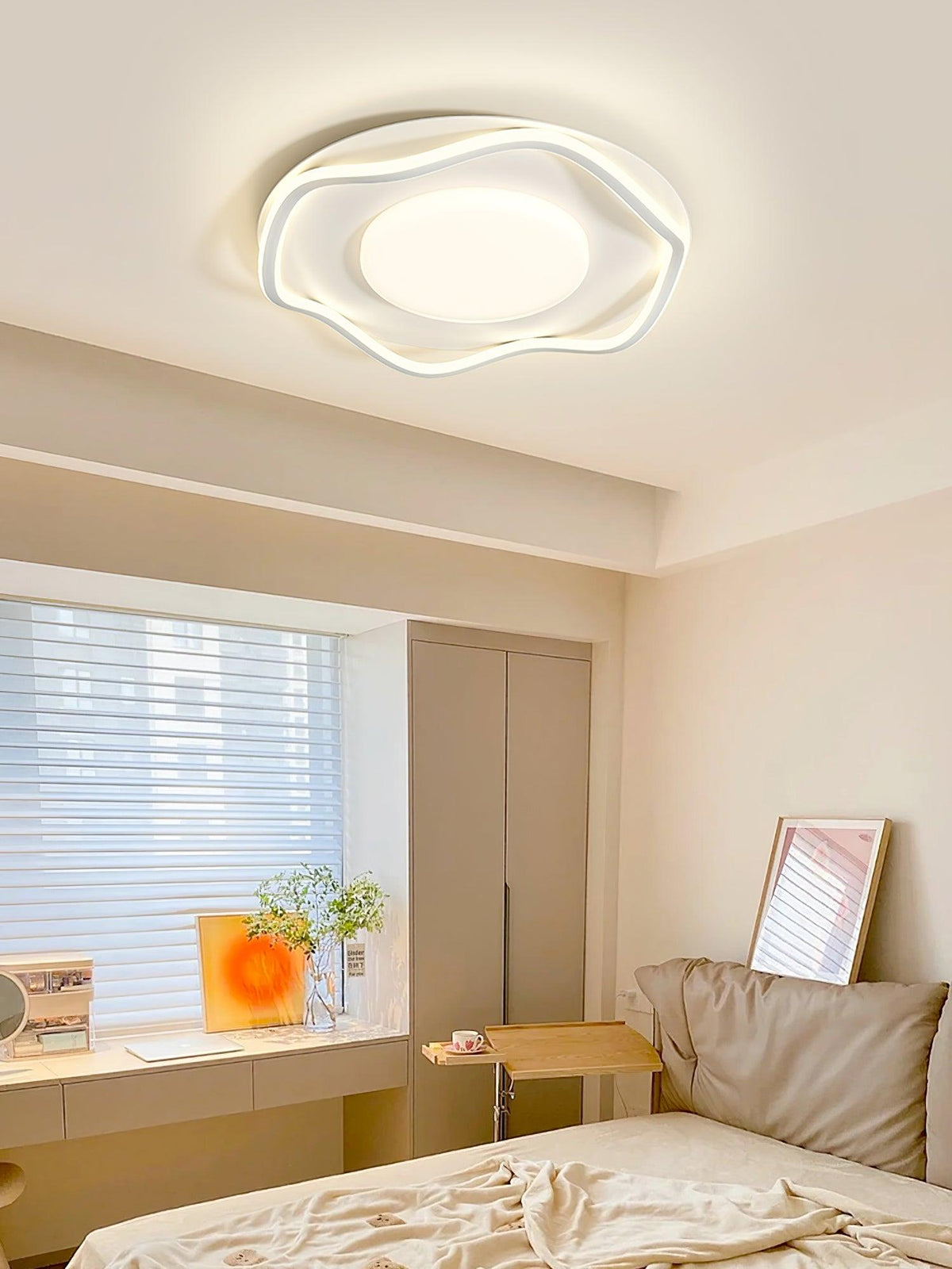 Elvenos lámpara de techo minimalista nube Shape
