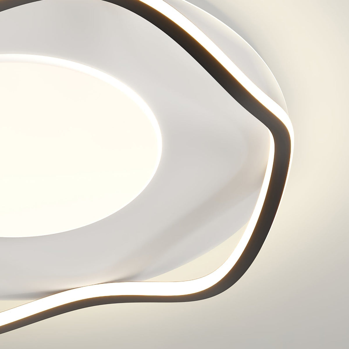 Elvenos lámpara de techo minimalista nube Shape