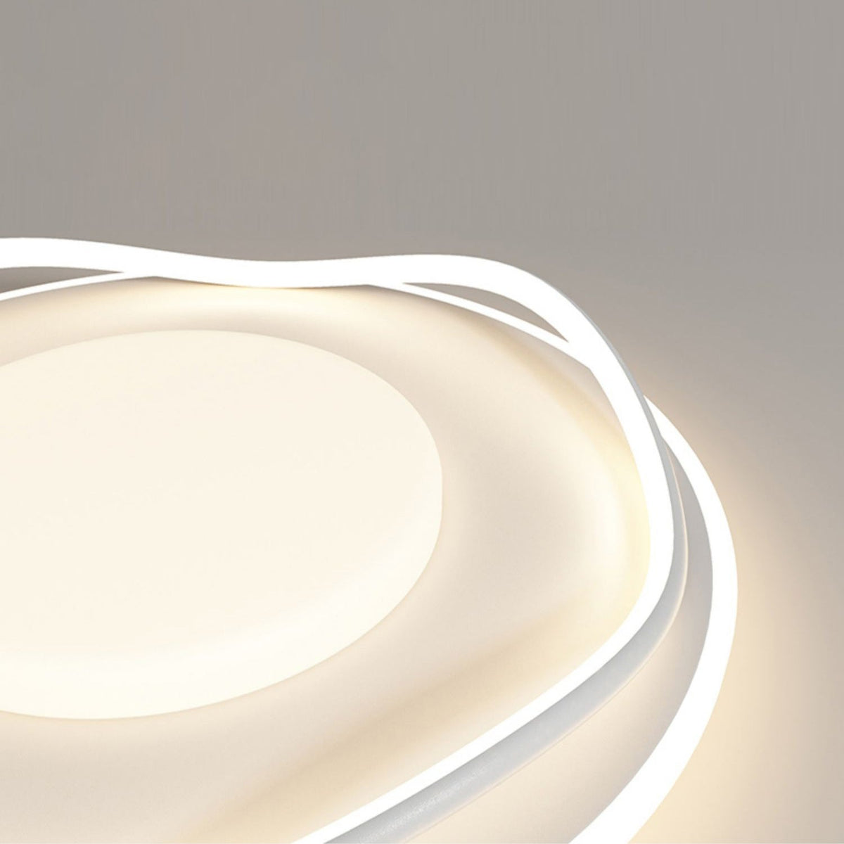 Elvenos lámpara de techo minimalista nube Shape