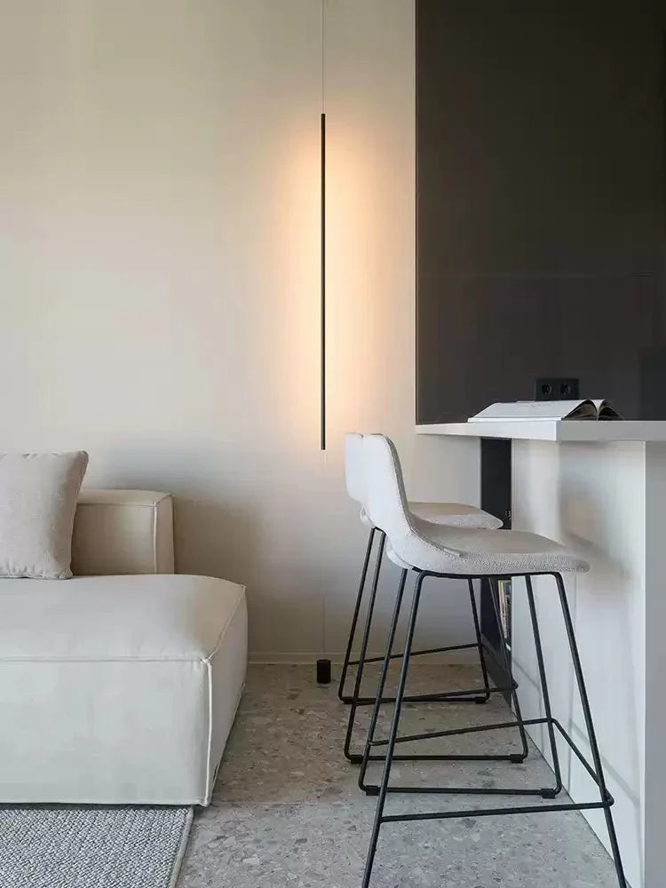 Caelorian lámpara colgante lineal minimalista LED