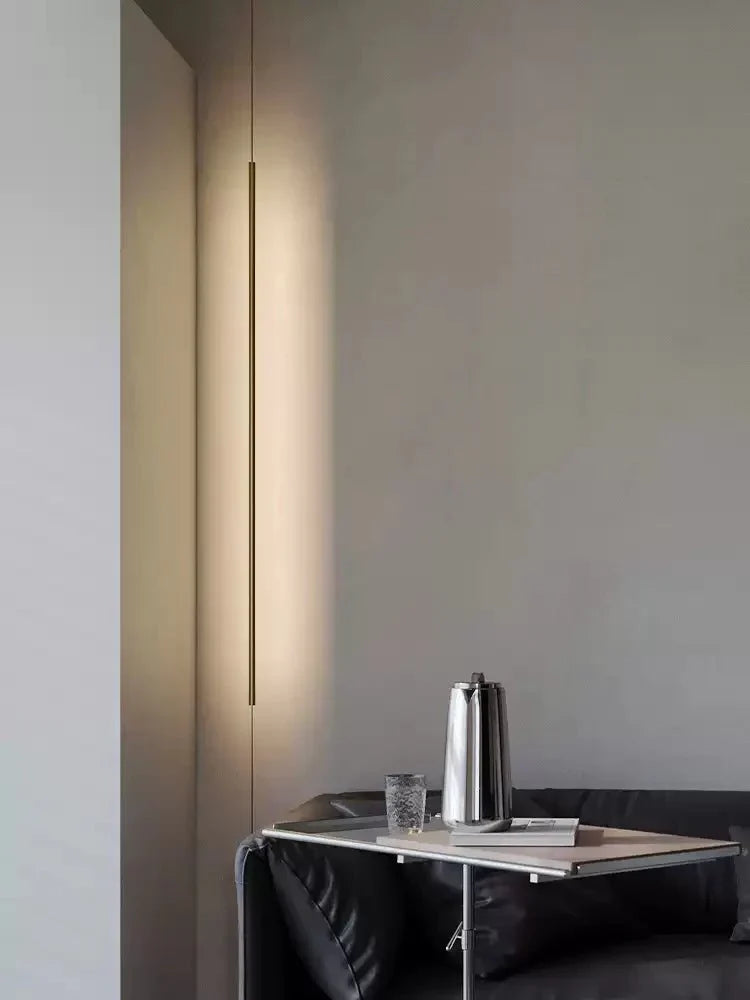 Caelorian lámpara colgante lineal minimalista LED
