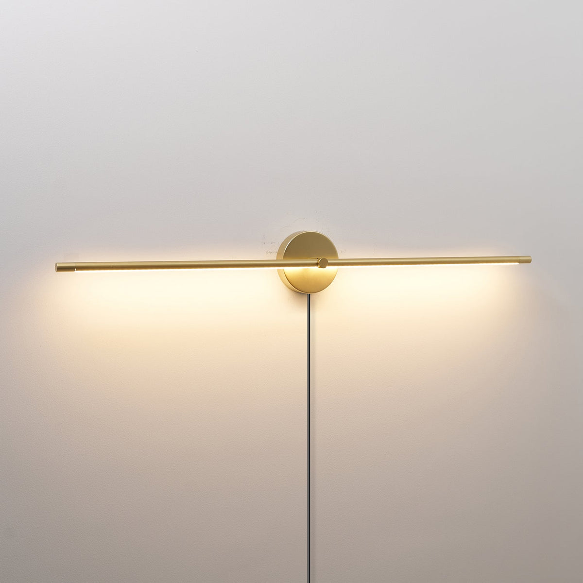 Aplique de pared lineal moderno minimalista LED enchufable
