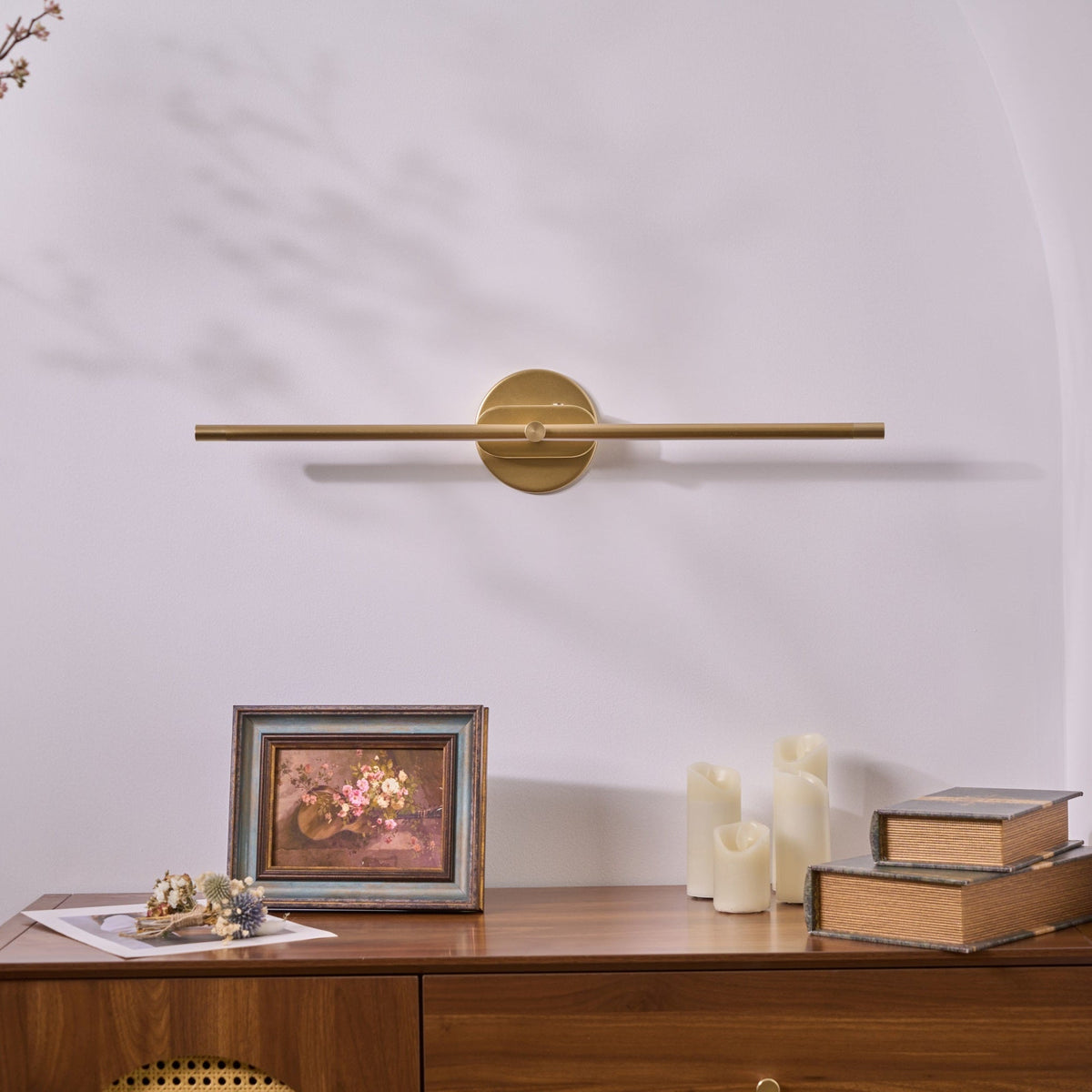 Selisira aplique de pared lineal minimalista recargable