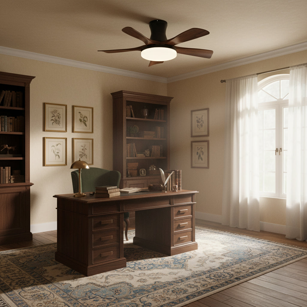Hawthorne ventilador de techo con luz