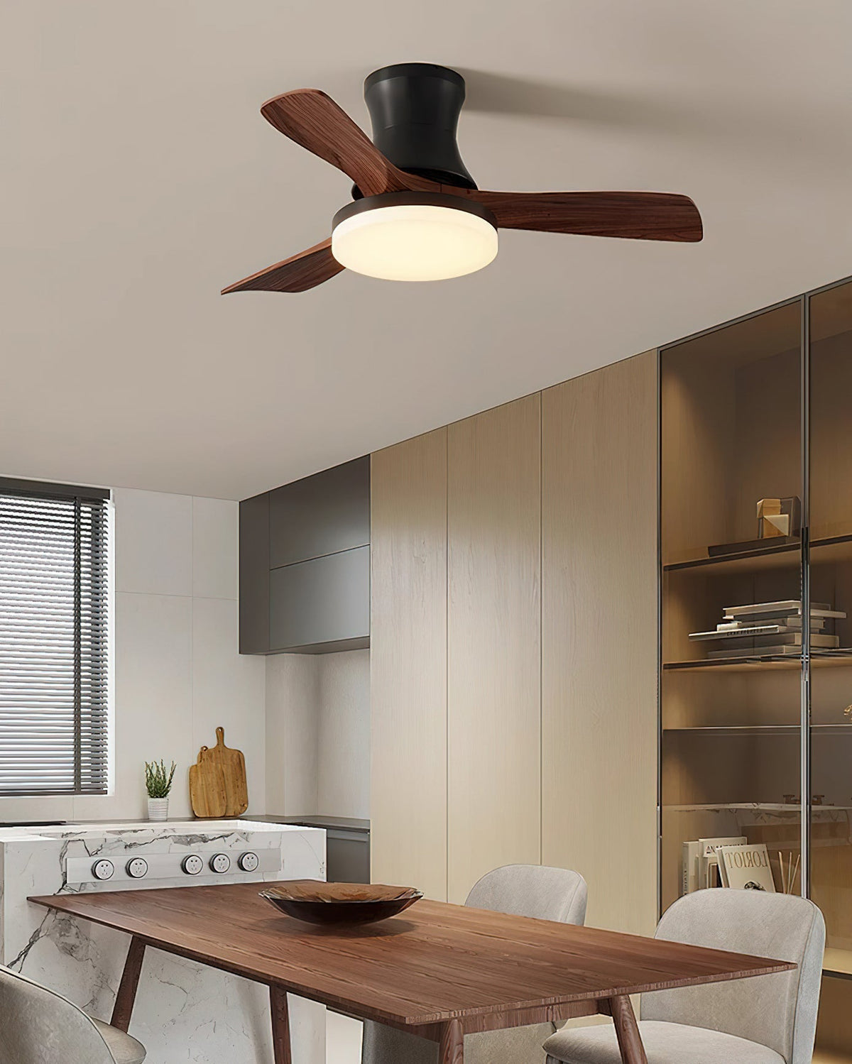 Hawthorne ventilador de techo con luz