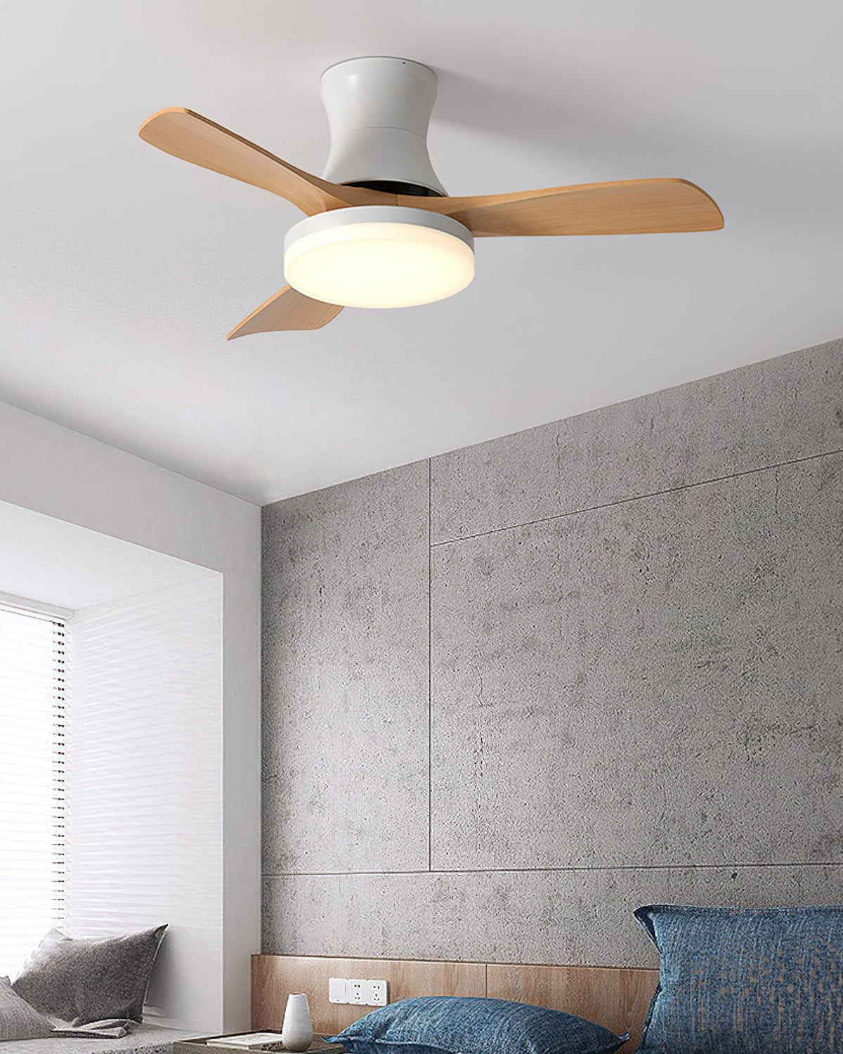 Hawthorne ventilador de techo con luz
