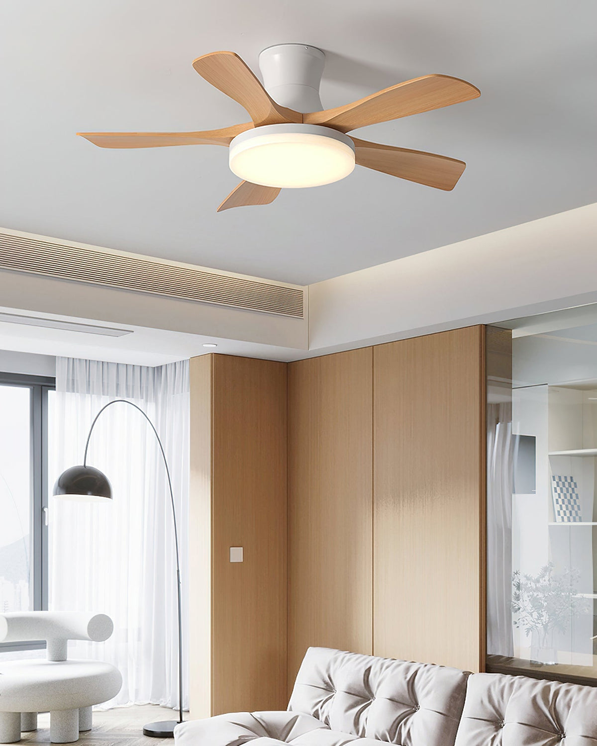 Hawthorne ventilador de techo con luz