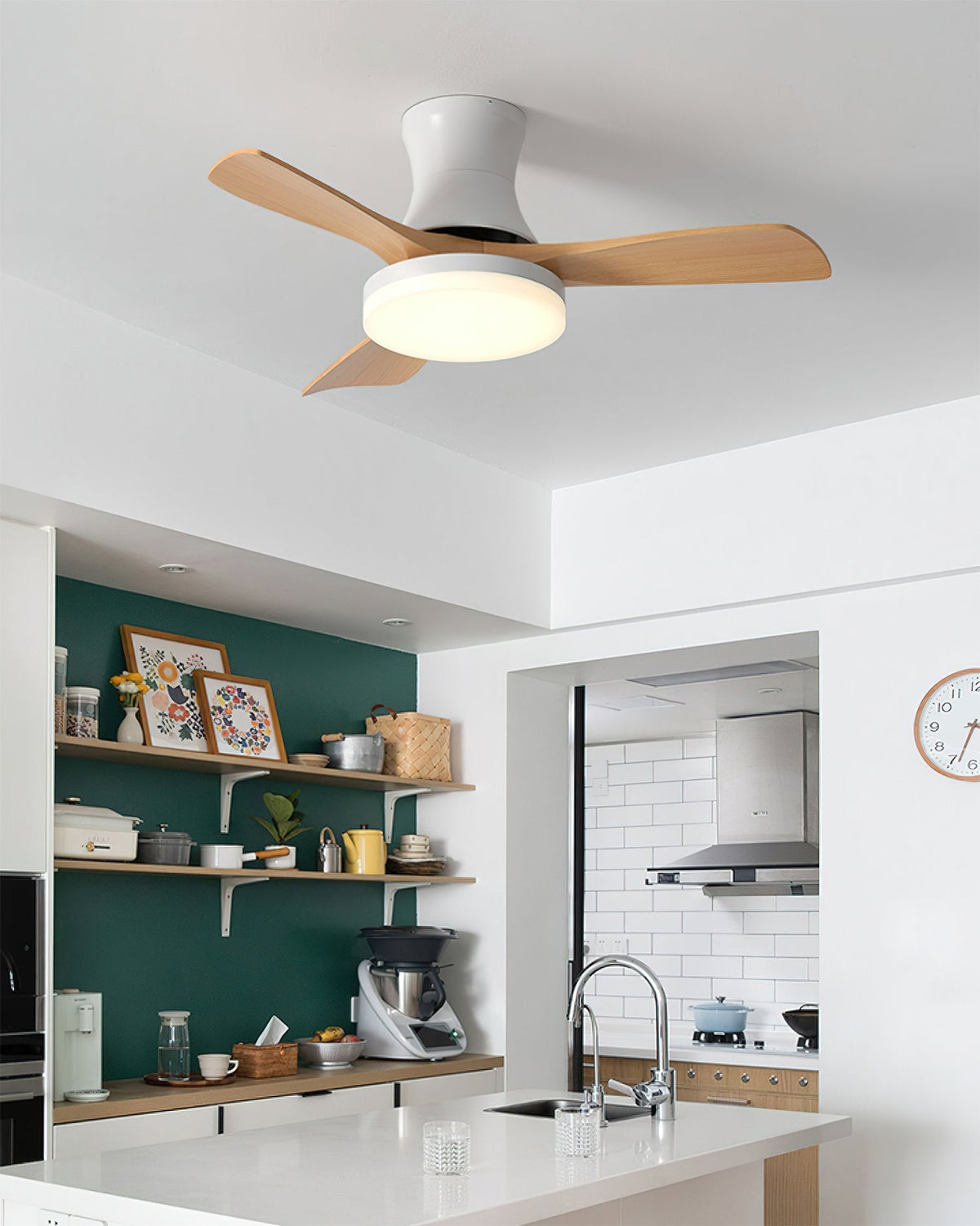 Hawthorne ventilador de techo con luz