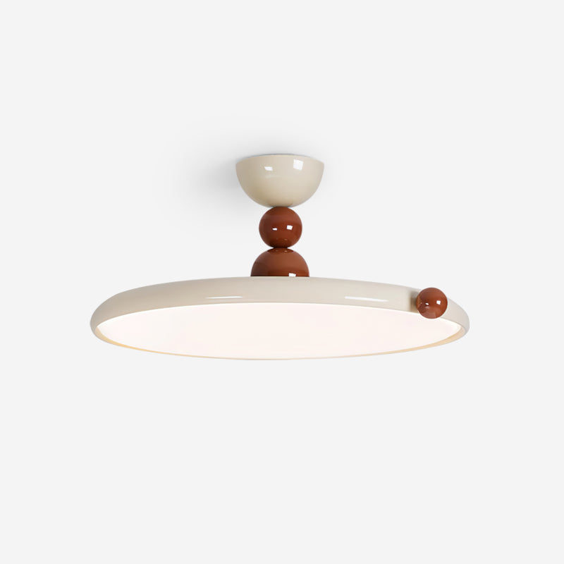 Lámpara de techo moderna minimalista de metal con múltiples colores