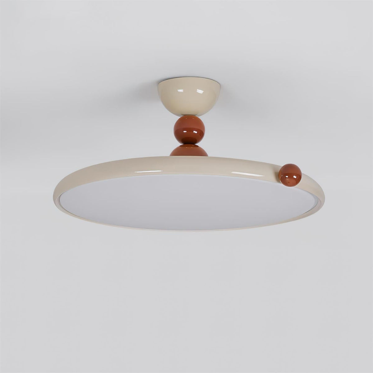 Lámpara de techo moderna minimalista de metal con múltiples colores