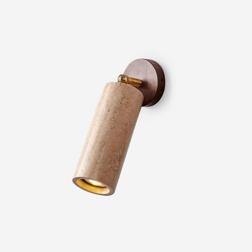 Delo aplique de pared ajustable de travertino