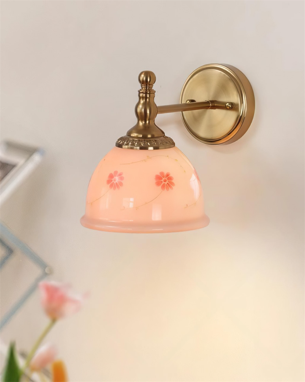 Mishya aplique de pared floral
