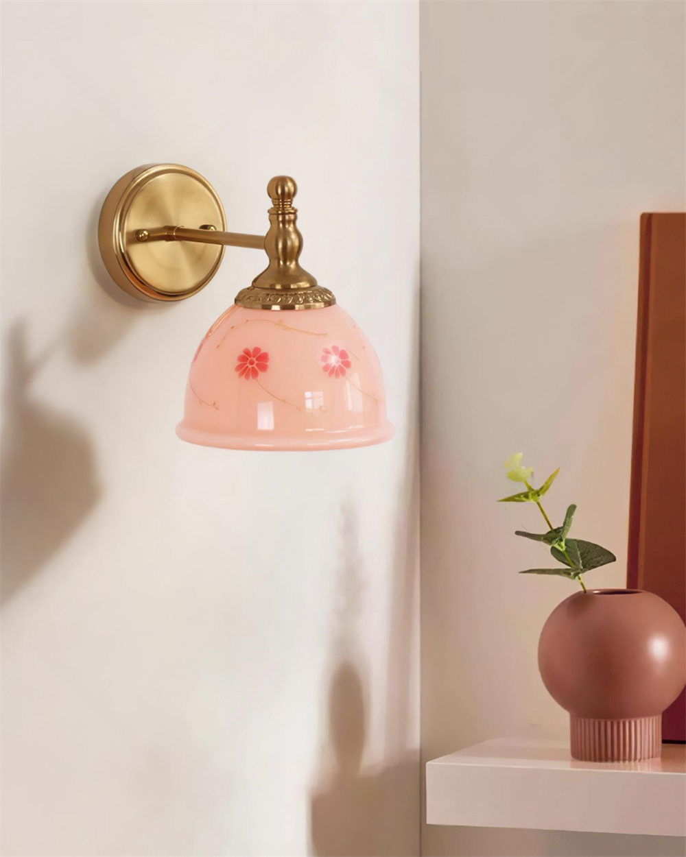 Mishya aplique de pared floral