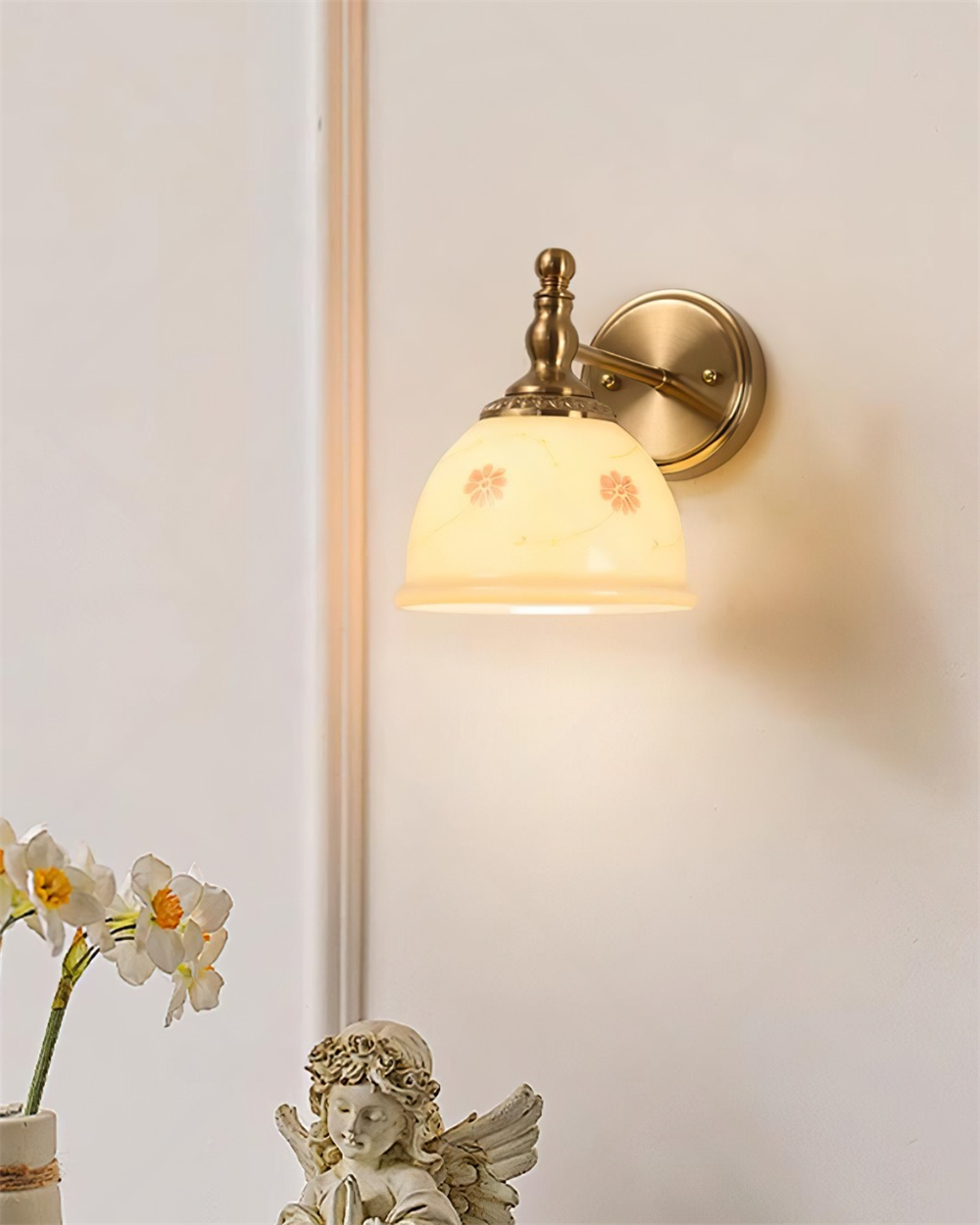 Mishya aplique de pared floral